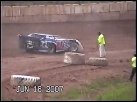 6/16/2007 Shawano Speedway Races - dirt track racing video image