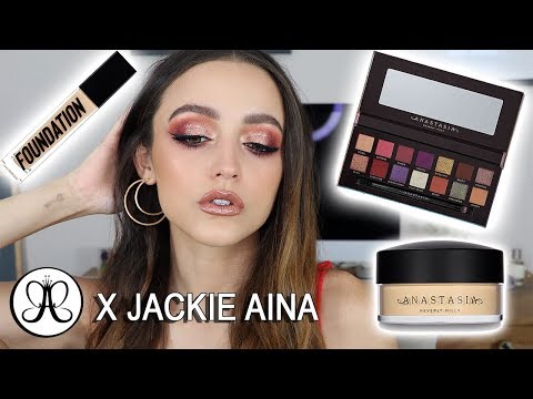 TRYING NEW ANASTASIA MAKEUP | Foundation Wear Test + Jackie Aina Palette!!!!!!! - UC8v4vz_n2rys6Yxpj8LuOBA