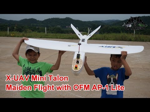 Mini Talon Long Range FPV Plane Maiden Flight OFM AP-1 Lite Autopilot - UCsFctXdFnbeoKpLefdEloEQ