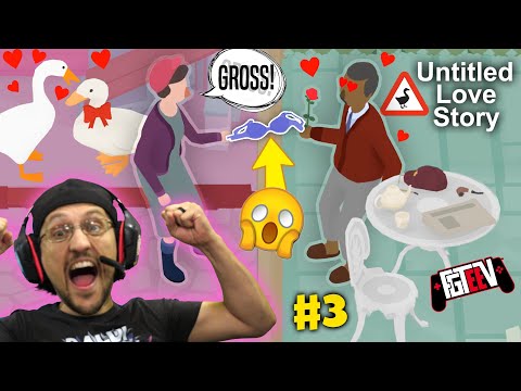 HE LOVES HER, SHE LOVES HIM NOT! Bwahahahhhahaha (FGTeeV Untitled Goose Game #3)