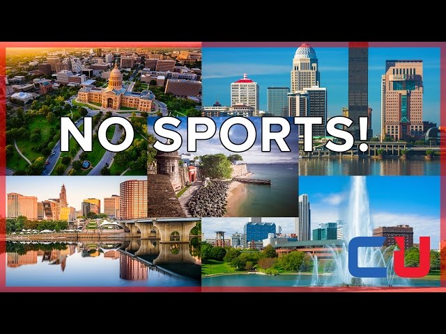 The Five States Without a Professional Sports Team