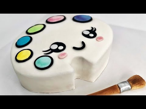 CUTEST Paint Palette CAKE!