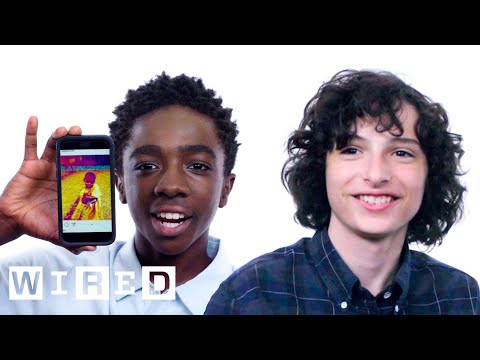 Stranger Things Cast Show Us the Last Thing on Their Phones | WIRED - UCftwRNsjfRo08xYE31tkiyw