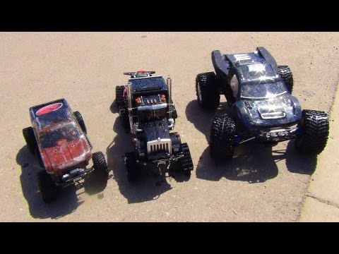 RC ADVENTURES - How I Clean my MUDDY RC Trucks in 10 Minutes or Less!  (PART 2) - UCxcjVHL-2o3D6Q9esu05a1Q