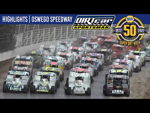 DIRTcar Sportsman Modifieds Oswego Speedway October 8, 2022 | HIGHLIGHTS - dirt track racing video image