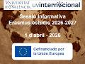 Image of the cover of the video;Sessió Informativa Erasmus 2026-2027 dia 1 d’abril