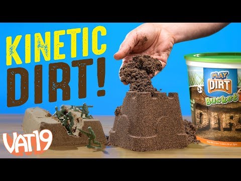 Kinetic Soil: Fake Dirt You Can Play With Indoors! - UCDRbNGFusqlXX4a5vwi9ouQ