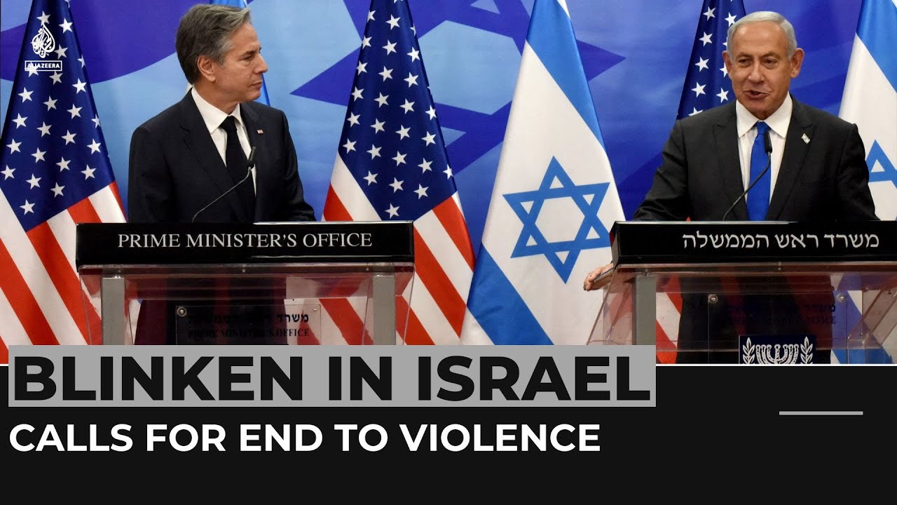 Blinken urges calm, reaffirms ‘ironclad’ US support for Israel