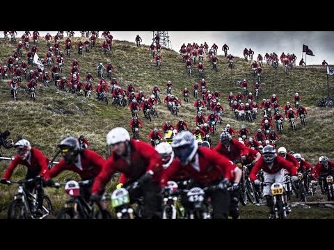 Gee Atherton hunts down 400 mountain bikers - Red Bull Fox Hunt 2013 - UCblfuW_4rakIf2h6aqANefA