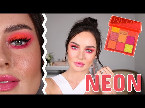 Jumping on the NEON bandwagon: Huda Beauty Neon Obsessions Orange Palette \\ Chloe Morello - UCLFW3EKD2My9swWH4eTLaYw