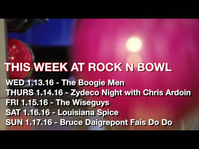Rock n Bowl New Orleans Music Schedule