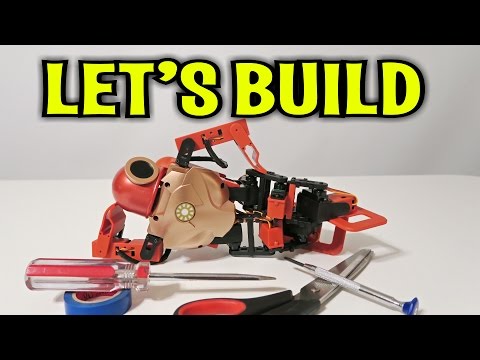 LETS BUILD - ROBOHERO (NEW Build Your Own KIT) - Humanoid Robot Review - Intelligent Toy like Cozmo! - UCkV78IABdS4zD1eVgUpCmaw