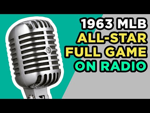1963 MLB All-Star Game - Radio Broadcast video clip