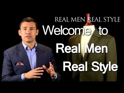 Welcome to Real Men Real Style's You Tube Channel - Hello from founder Antonio Centeno - UCmRfQHc3U4fV1-i8Ry1HmtA