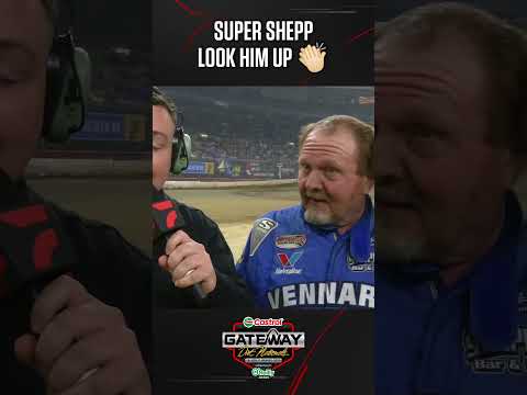 🫣 Super Shepp don't play, just ask his son #dirtindecember #dirttrackracing #gatewaydirtnationals - dirt track racing video image