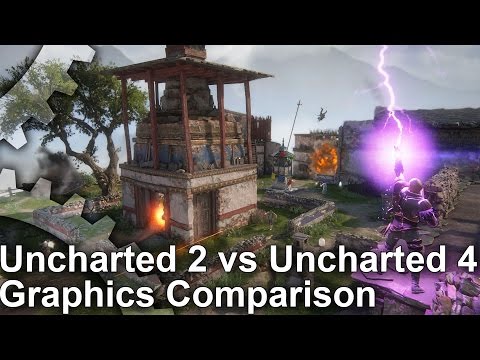 Uncharted 4 vs Uncharted 2 - 'The Village' - PS4 vs PS3 Graphics Comparison - UC9PBzalIcEQCsiIkq36PyUA