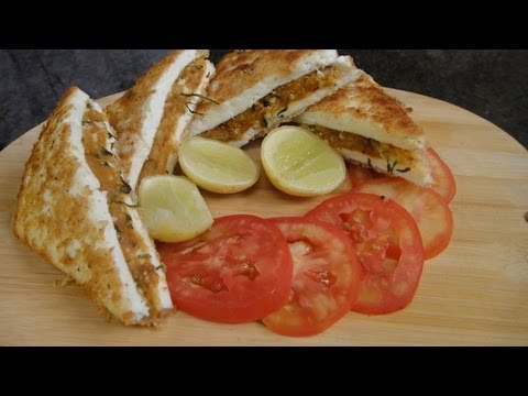 Paneer Sandwich Kabab | Chef Saurabh  | Sanjeev Kapoor Khazana - UCmoX4QULJ9MB00xW4coMiOw