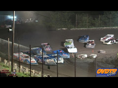 Hilltop Speedway Super Late Model, Modified, Sport Mod, 4 Cylinder &amp; Mod-Lite Features 7-18-2025 - dirt track racing video image