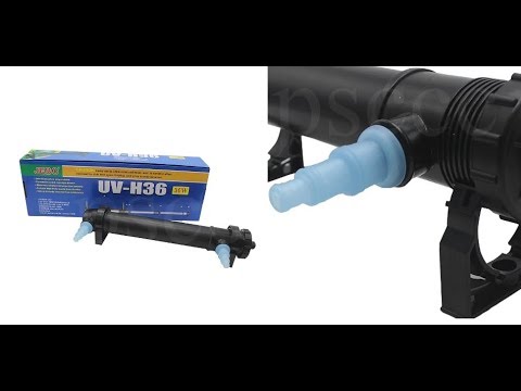 UV Sterilizer Lamp Light Ultraviolet Filter Clarifier Water Cleaner For Coral Koi Fish Pond Aquarius