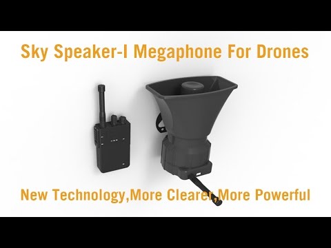 Sky Speaker-I megaphone for SAR drones - UCTqvuBW3aA9koVWnvqpVyQA