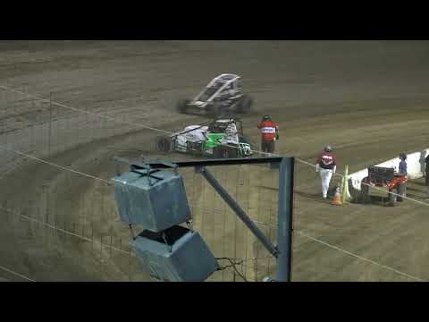 Perris Auto Speedway Sprint Car Main Event 2025 - dirt track racing video image