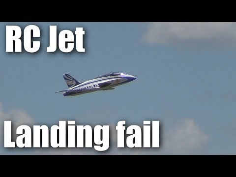 Jet turbine powered RC plane crashes on landing - UCQ2sg7vS7JkxKwtZuFZzn-g