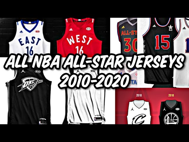 NBA All Star Jerseys by Year