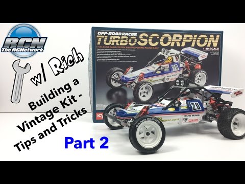 Building a Vintage RC - Wrenching w/ Rich - Kyosho Turbo Scorpion Part 2 - UCSc5QwDdWvPL-j0juK06pQw