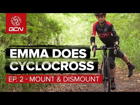 How To Get On & Off A Moving Cyclocross Bike | Emma Does Cyclo-Cross Episode 2 - UCuTaETsuCOkJ0H_GAztWt0Q