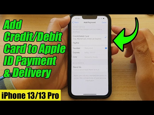 How To Add A Credit Card To Your IPhone Commons credit portal