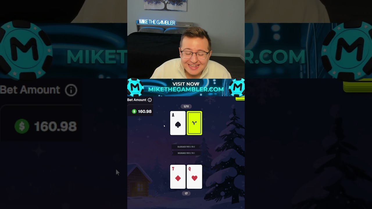 Blackjack Challenge Day 30 #gambling #blackjack #crypto