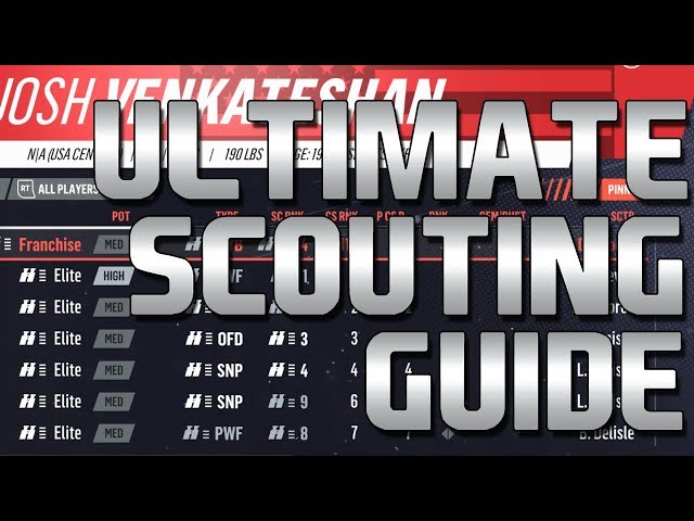 How To Scout In NHL 19?