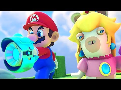 MARIO + RABBIDS Kingdom Battle Official Trailer (E3 2017) - UC64oAui-2WN5vXC7hTKoLbg