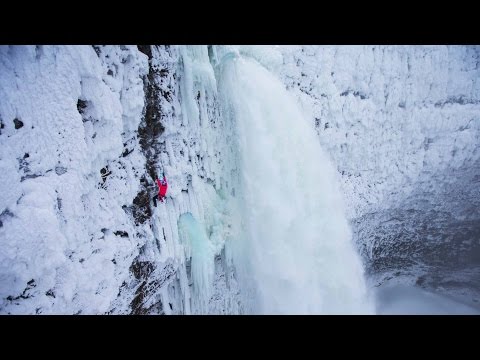 Ice Climbing Beside an Active Waterfall - UCblfuW_4rakIf2h6aqANefA