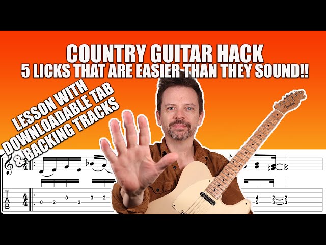 How to Play Country Music Tabs on Guitar