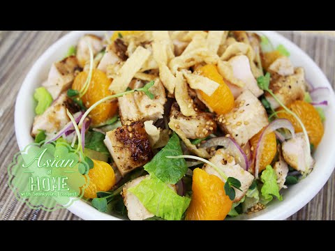 Oriental Chicken Salad : Homemade Oriental Dressing 오리엔탈 치킨샐러드 - UCIvA9ZGeoR6CH2e0DZtvxzw