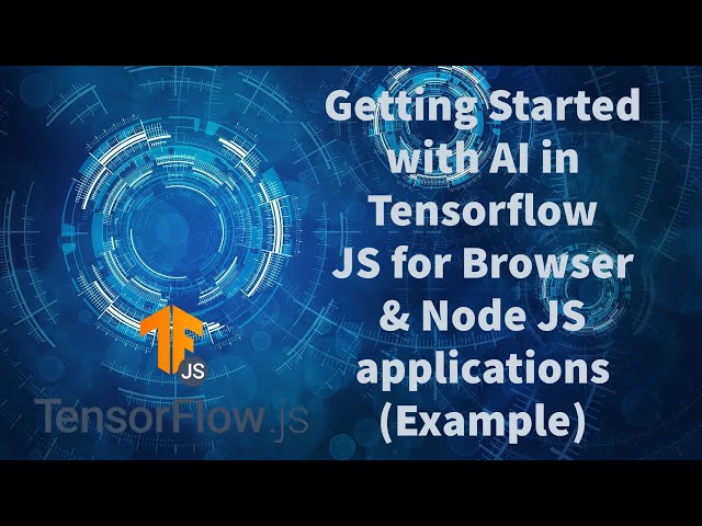 How to Install TensorFlow.js