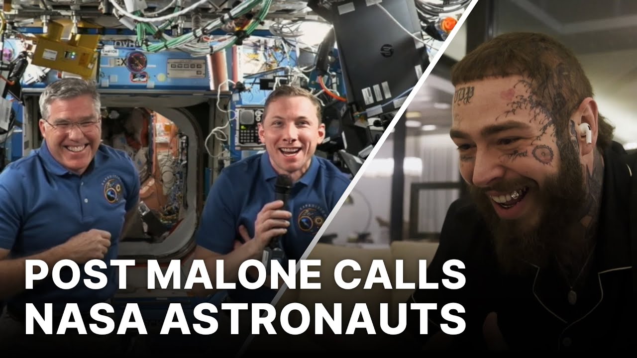 Post Malone Calls NASA Astronauts in Space for Earth Day