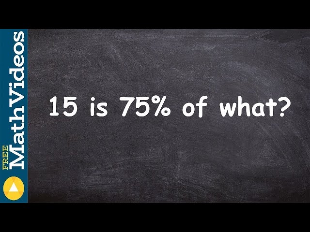 What Is 15 Out Of 20 As A Percentage StuffSure