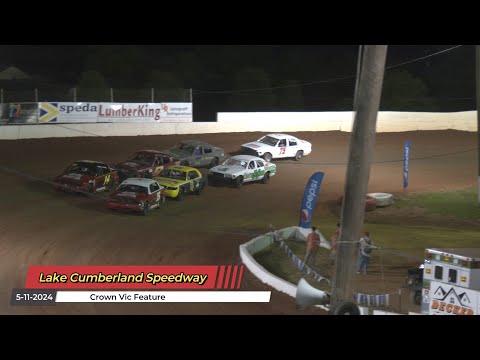 Lake Cumberland Speedway - Crown Vic Feature - 5/11/2024 - dirt track racing video image