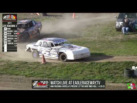 Stock Car | Eagle Raceway | 4-29-2023 - dirt track racing video image