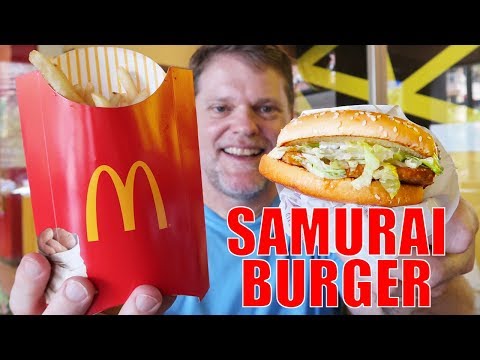 McDonald's Samurai Burger Review Upsize Meal- Greg's Kitchen in Thailand - UCGXHiIMcPZ9IQNwmJOv12dQ