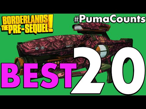 Top 20 Best Guns and Weapons in Borderlands: The Pre-Sequel! #PumaCounts - UCbbwieYl0WBCPsXB9uKvVUA