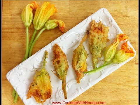 Fried Zucchini Flowers -  Rossella's Cooking with Nonna - UCUNbyK9nkRe0hF-ShtRbEGw