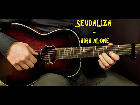 How to play SEVDALIZA - HIGH ALONE  Acoustic Guitar Lesson - Tutorial