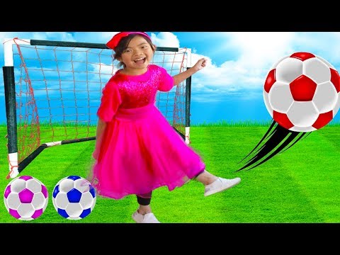 The Soccer Song (Football Song) | Toys and Colors Emma Pretend Play Nursery Rhymes & Kids Songs