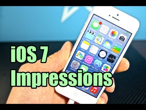 iOS 7 Impressions - Should You Update? - UCj34AOIMl_k1fF7hcBkD_dw