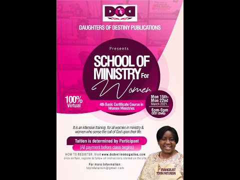 4th Basic Certificate Course in Women Ministries