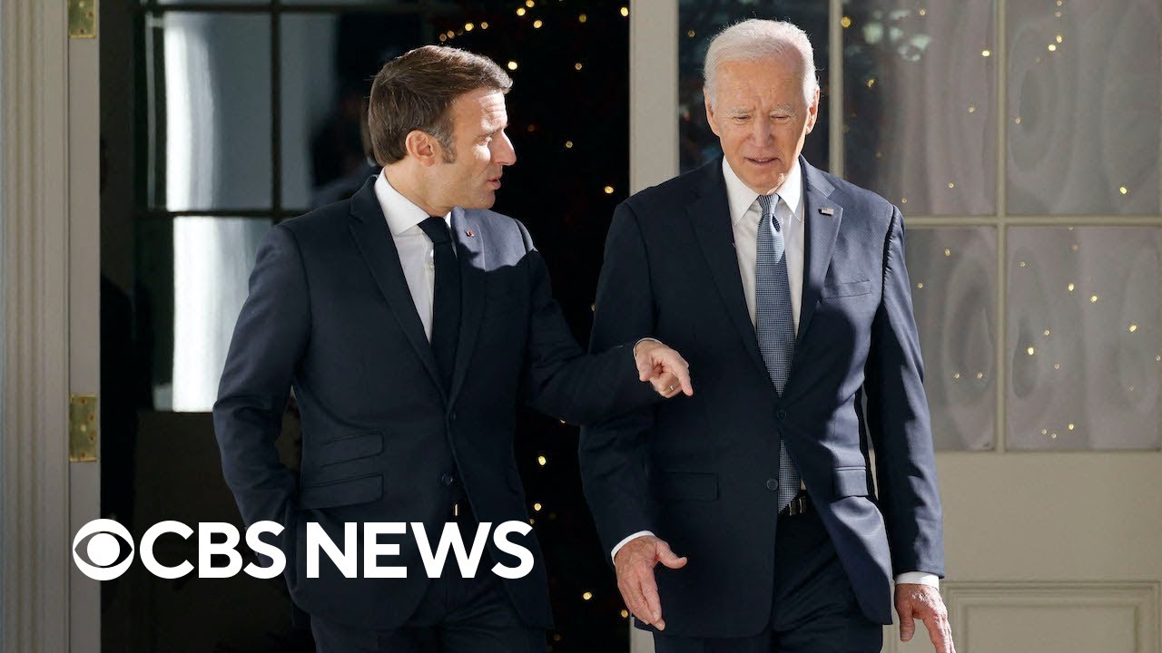 Biden hosts France’s Macron following fallout from U.S.-Australia submarine deal