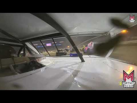 #4W Tyler Wolff - USRA Mod - 12-7-2024 Gateway Dirt Nationals - In Car Camera - dirt track racing video image